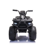 24V Titan Edition Kids’ Ride-On Quad ATV | Rubber Tires, Leather Seat, MP3, USB