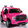 Licensed GMC Sierra 24V 2 Seater Kids Ride On Car With Remote Control Pink